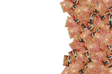 William Lyon Mackenzie King 'in Kanada' daki portresi 50 Dolar 2012 Polymer Banknote deseni