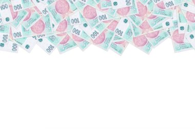 Çek Cumhuriyeti 100 Korun 1997 Banka Fatura deseni kapatın