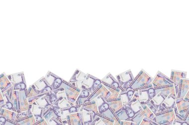 Manuel A Roxas 'ın 100 Piso Filipinler' deki para faturası. Yakın çekim düzeni.