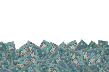 Dextre ve canadarm2 Kanada 'da 5 Dolar 2013 Polymer Banknote deseni