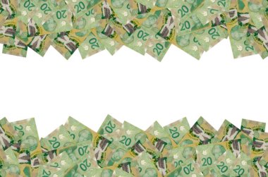 Majesteleri Kraliçe Il. Elizabeth Kanada 'dan 20 Dolar 2012 Polymer Banknotlar deseni