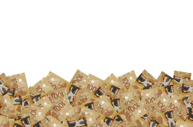 Kanada 'dan Robert Borden Portresi 100 Dolar 2011 Polymer Banknote deseni