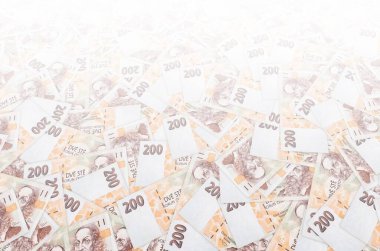 Jan Amos Komensky Çek parasından portre 200 Çek Korun banknotu