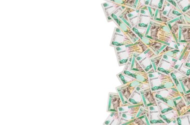 10 Sri Lanka rupisi. Para faturası. Renkli banknot modeli.