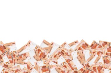 Kamenets Kulesi Kamyenyet 'te Belarus 5 Rubleu banknot deseni 2009