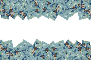 Kanada 'dan Sir Wilfrid Laurier Portresi 5 Dolar 2013 Polymer Banknotları deseni