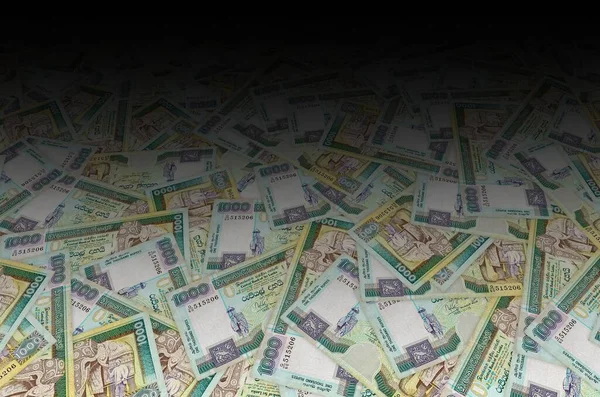 1000 Sri Lankaanse roepies geldbiljet gekleurd bankbiljet — Stockfoto