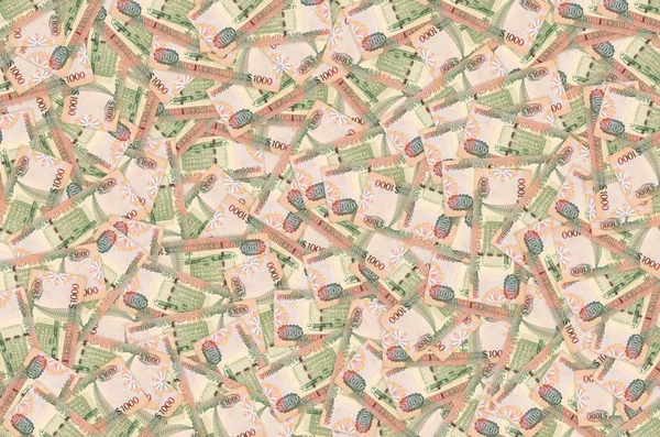 Частина коричневої Гаяни 1000 доларів Банкнота візерунок — стокове фото