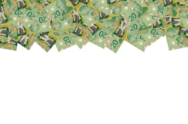 Majesteleri Kraliçe Il. Elizabeth Kanada 'dan 20 Dolar 2012 Polymer Banknotlar deseni — Stok fotoğraf