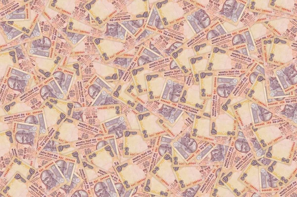 Mahatma Gandhi Gesicht auf indischer Banknote zehn Rupien. 10 Rupien Landeswährung Indiens — Stockfoto