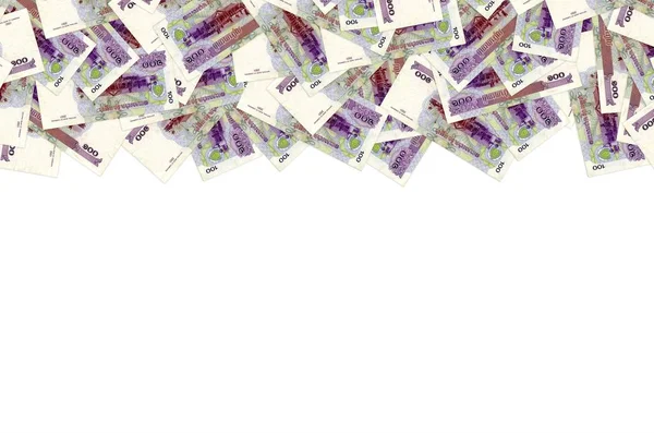 Pattern of 100 Cambodian riels banknote is national currency of Cambodia — 스톡 사진