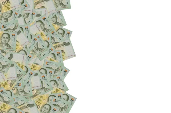 Король Бхумібол Адуладей на 20 Бахт Таїланд гроші закрили — стокове фото