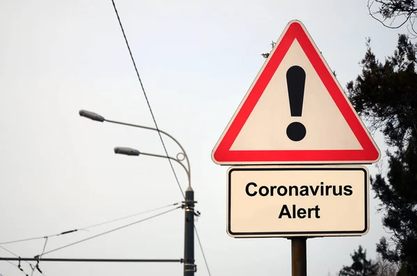 MERS-CoV Novel Corona virus concept with road sign. Medio Oriente Sindrome Respiratoria collage astratto. Infezione cinese — Foto Stock