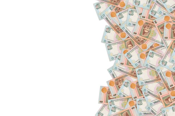 Портрет Тараса Шевченко из старинной украинской купюры в 100 гривен 1994 года
