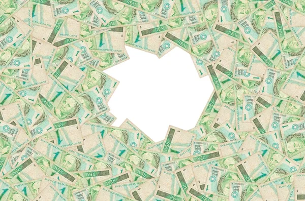 Republieken Effigy portret afgebeeld als buste op oude een echte nota Braziliaans geld — Stockfoto