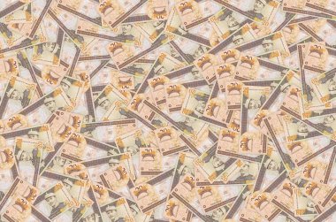 Gregorio Luperon 'un portresi Dominik Cumhuriyeti' nin parasıyla yirmi pezoluk eski bir banknotla tasvir edildi.