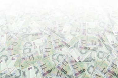 Kral Bhumibol Adulyadej 20 Baht Tayland para faturasını kapatıyor.