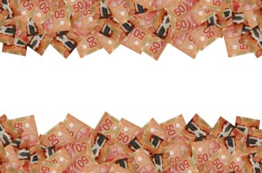 William Lyon Mackenzie King 'in Kanada' daki portresi 50 Dolar 2012 Polymer Banknote deseni