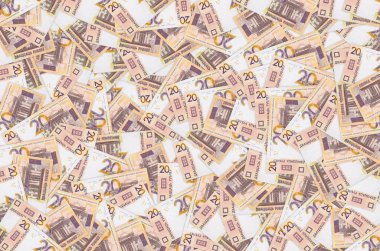 Yeni Belarus para kalıbı. 20 ruble. 2009 yılında Beyaz Rusya 'daki banknotlardan sonra geliştirilmiştir.