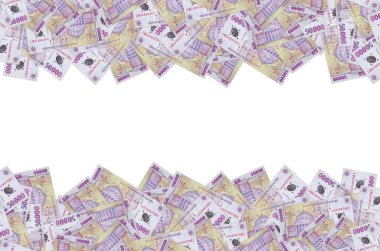 Atheneul Roman ve Romen Atheneum, Romanya 'dan 50000 Leu 2001 Banknotuyla