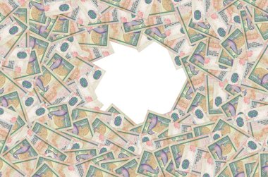 1000 Sri Lanka rupisi. Para faturası renkli banknot.