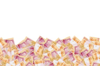 Yeni Belarus para kalıbı. 20 ruble. 2009 yılında Beyaz Rusya 'daki banknotlardan sonra geliştirilmiştir.