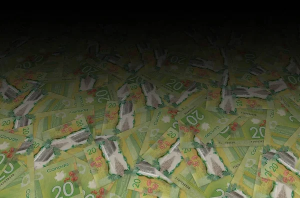 Канадский национальный мемориал Вими из Канады 20 долларов 2012 Полимерная банкнота — стоковое фото