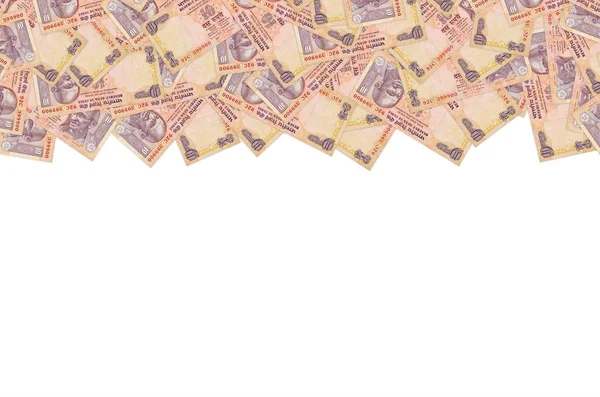 Mahatma Gandhi Gesicht auf indischer Banknote zehn Rupien. 10 Rupien Landeswährung Indiens — Stockfoto