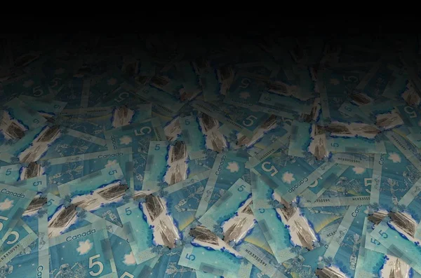 Dextre and canadarm2 on Canada 5 Dolarów 2013 Wzór banknotów polimerowych — Zdjęcie stockowe