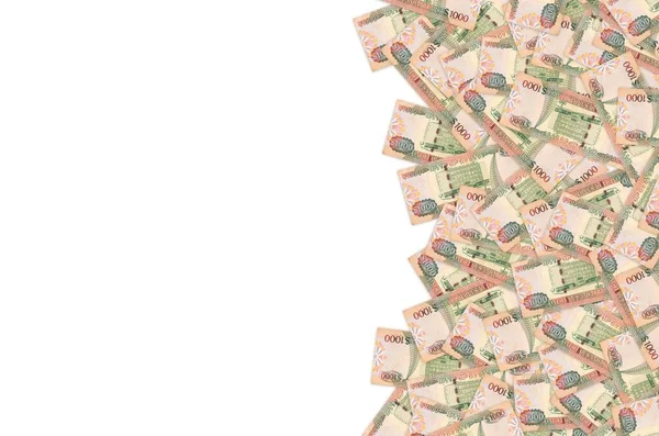 Part of brown Guyana 1000 dollars Banknote pattern — Stock Photo, Image