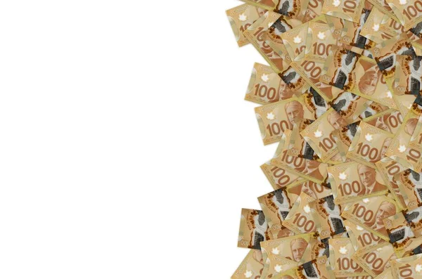 Robert Borden Ritratto dal Canada 100 Dollari 2011 Modello di banconote in polimero — Foto Stock