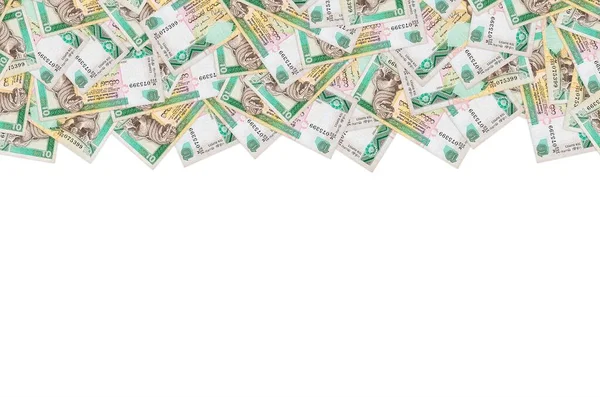 10 rúpias do Sri Lanka fatura de dinheiro padrão de notas coloridas — Fotografia de Stock