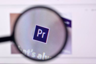 Ny, Usa - 29 Şubat 2020: PC 'nin resmi web sitesinde adobe ürünü web sayfası