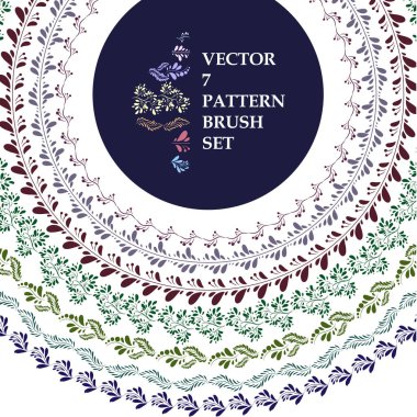 Fırçalar tasarımınız için büyük bir set. Yaratıcılığınızı bir unsuru olarak kullanılabilir. Vektör