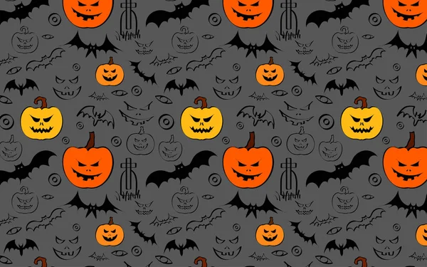 Fundo brilhante de umas férias de Halloween. Vetor —  Vetores de Stock