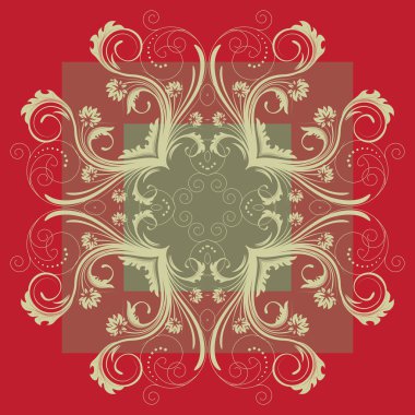 Girdap vintage desen.