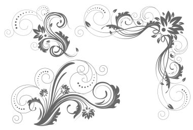 Grunge doku illüstrasyon.