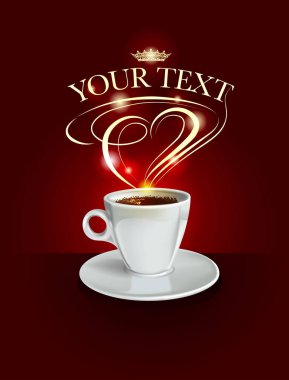 güzel kahve etiket.