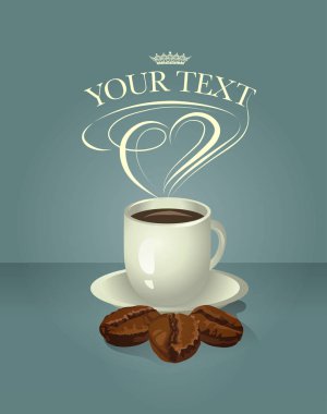 güzel kahve etiket.