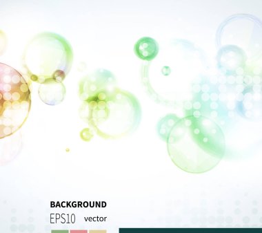 kabarcık ile arka plan.