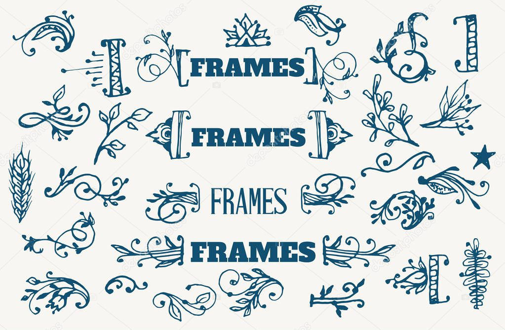 design elements and frames 