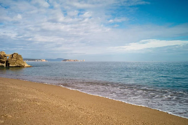 Όμορφη Θέα Στη Μεσόγειο Θάλασσα — Φωτογραφία Αρχείου