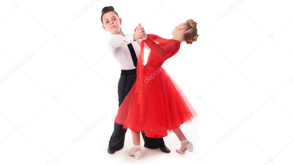 young couple dancing ballroom