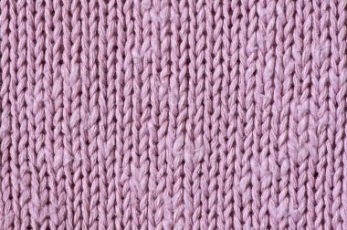 Doku pembe örme kumaş