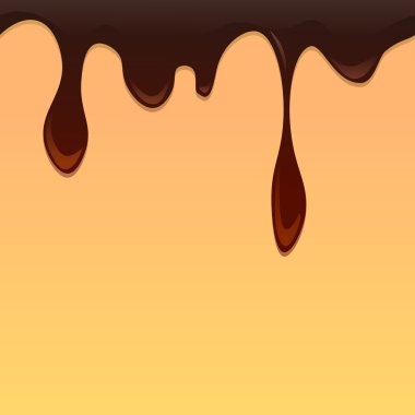 Vektör sorunsuz erimiş yatay kalıp koyu çikolata ve turuncu sarı renklerde. Tasarım Web siteleri, kitapçıklar, kartları, duvar kağıtları, menü için