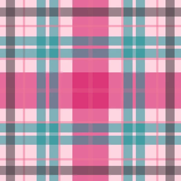 Vector sömlös skotska tartan mönster i anbud rosa, blå. Brittisk eller irländsk celtic baby design för textil, tyg eller inslagning, bakgrunder, bakgrundsbild, webbplatser Stockillustration