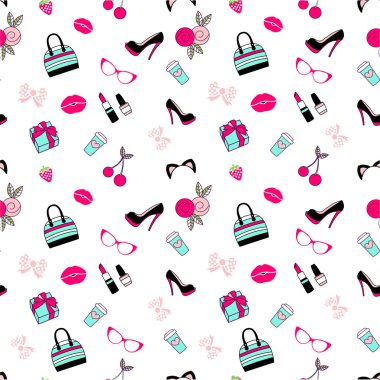 Sihir çıkartmaları ve labeles vektör desen