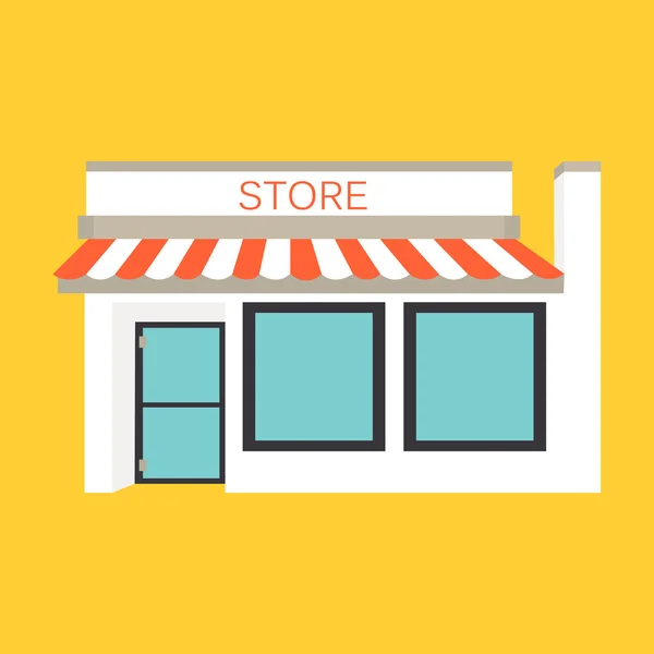 Vector illustration icon detailed Shop, Market, Store — ストックベクタ