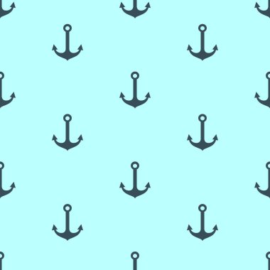 Mavi arka plan üzerinde çapa ile hisse senedi vektör desen