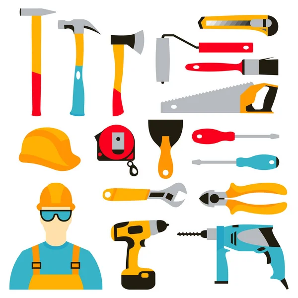 Koleksiyon simgeleri Oluşturucusu ekipman vektör çizim vektör ayarla